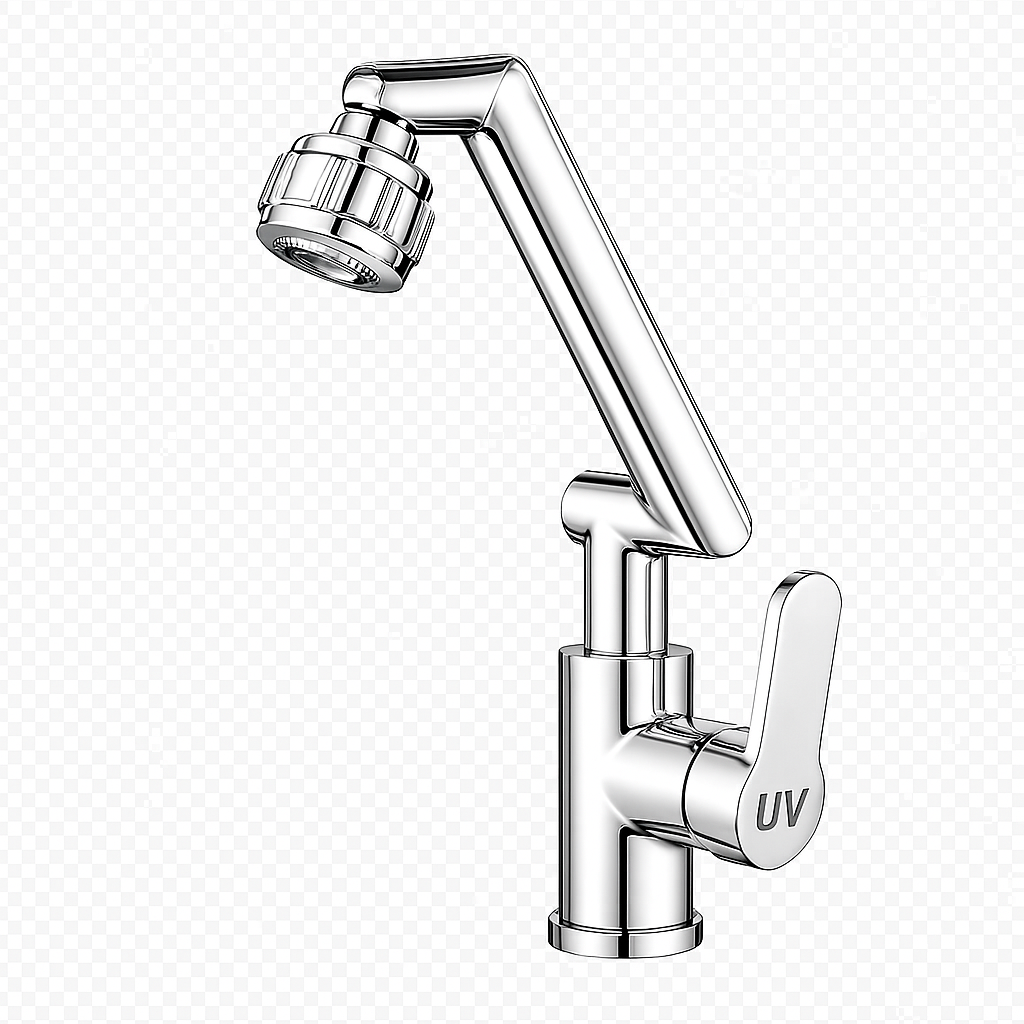 UV Home – Dual Mode Robot Arm Faucet | Universal 360° Swivel for Kitchen & Bathroom