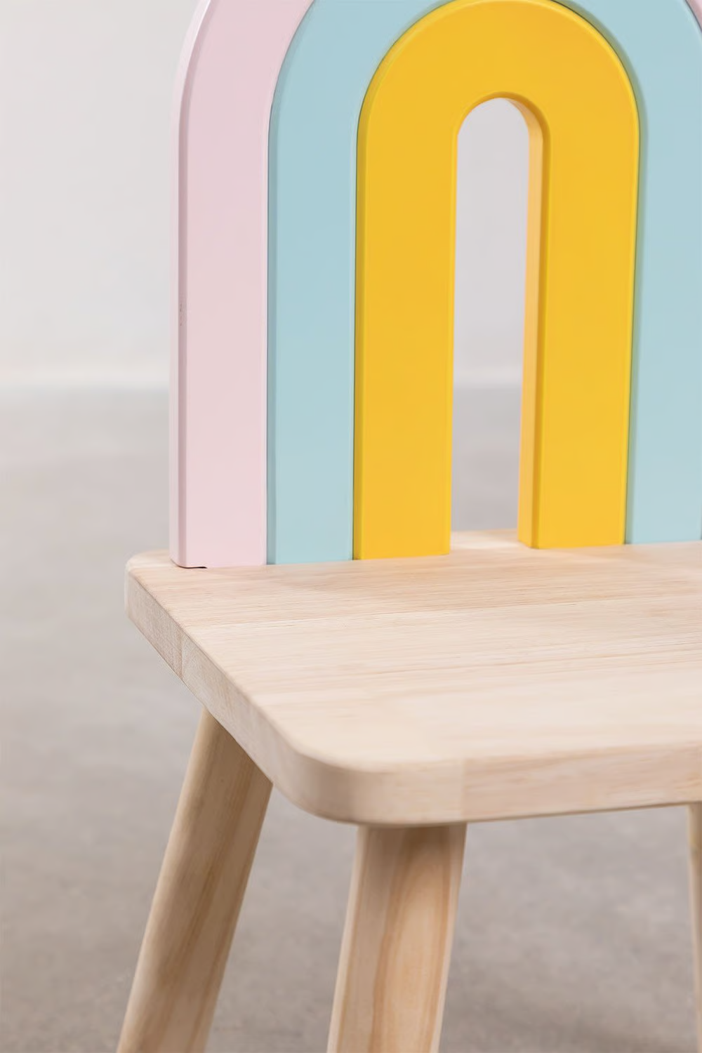 UV Home Mini Rainbow Kids wooden chair