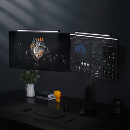 UV HOME Dual LED Monitor Light Bar with Wireless Remote