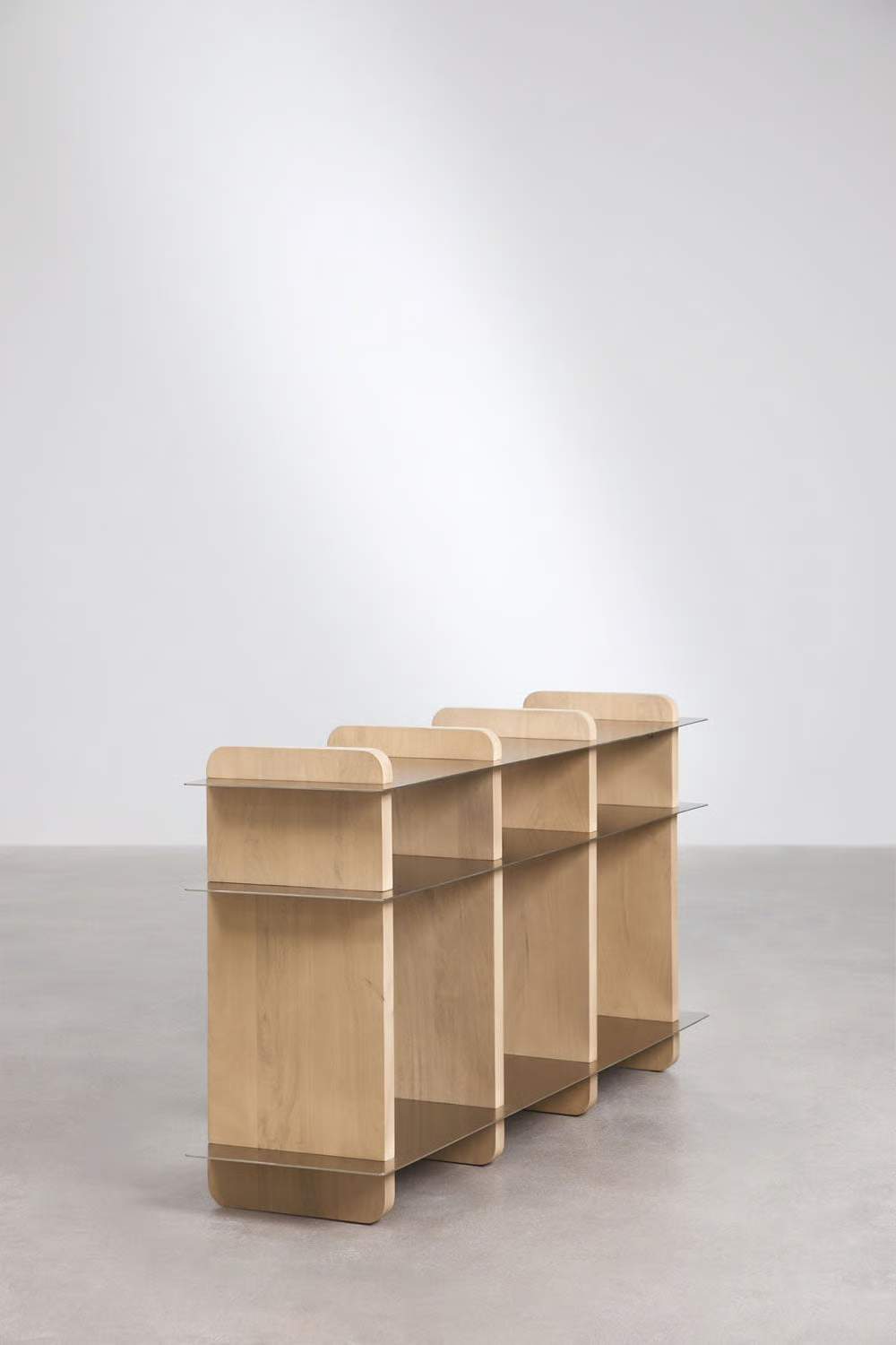UV HOME Sideboard 150x40 cm of mango wood and steel Tokyo