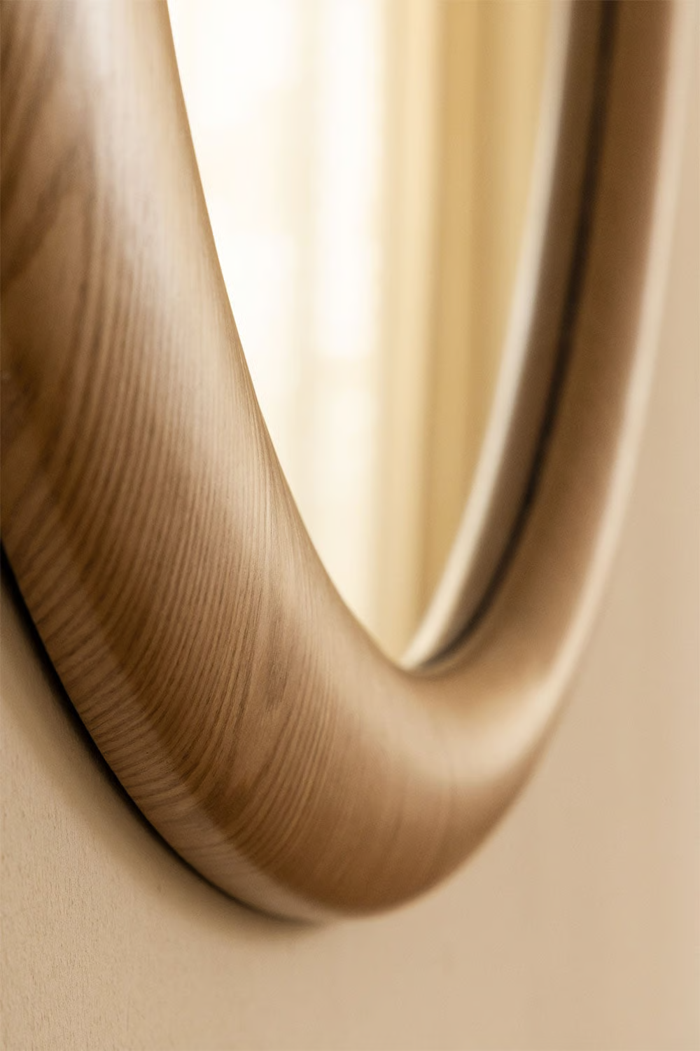 UV HOME Round Wall Mirror Ø100 cm in MDF Zunire