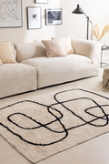 UV Home Rectangular cotton rug Edith