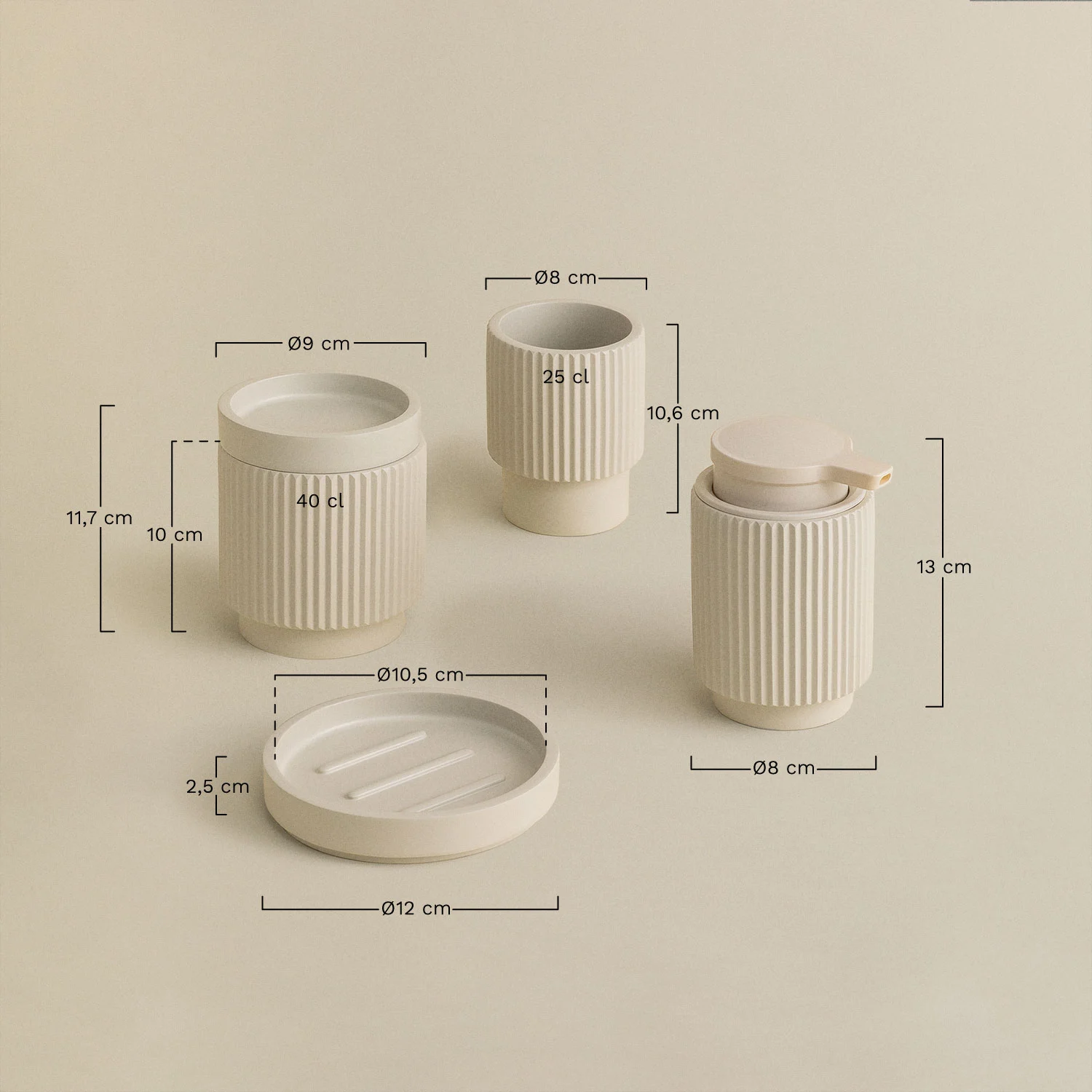 UV HOME Yiriel Bathroom Set