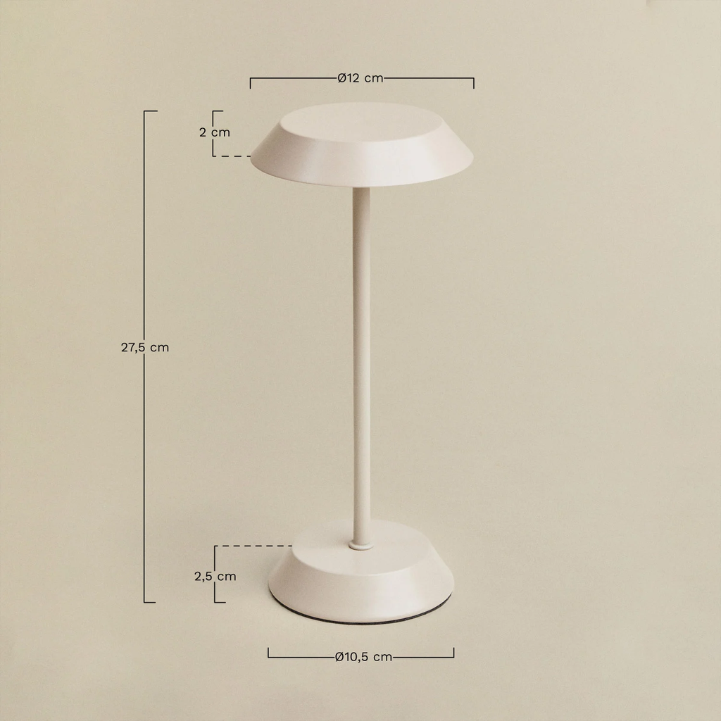 UV HOME Wireless LED outdoor table lamp made of iron Oravella