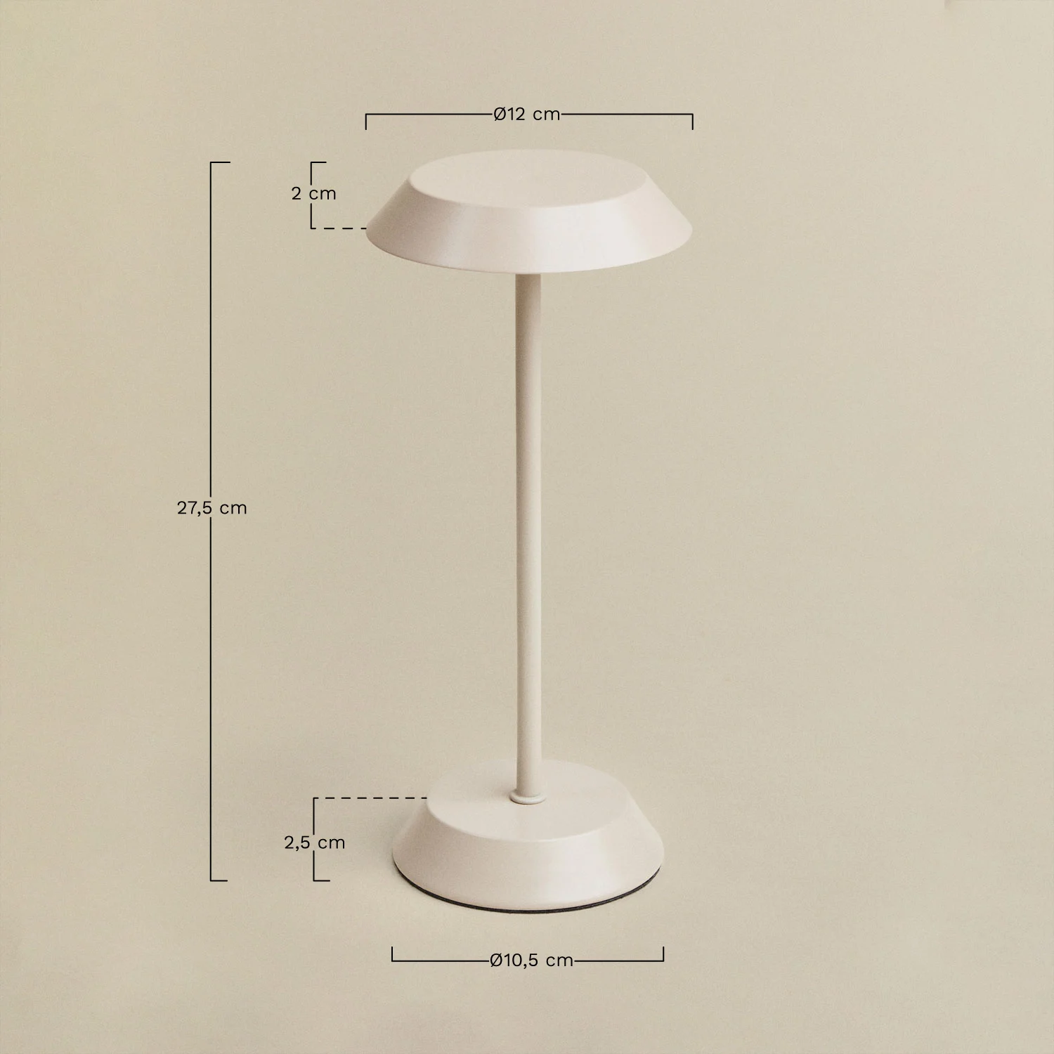 UV HOME Wireless LED outdoor table lamp made of iron Oravella