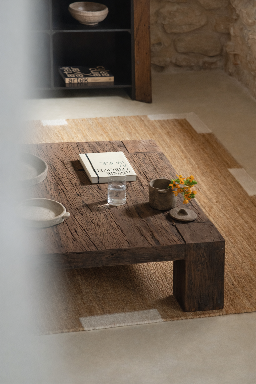 UV Home Juvira Square Coffee Table  – Recycled Wood