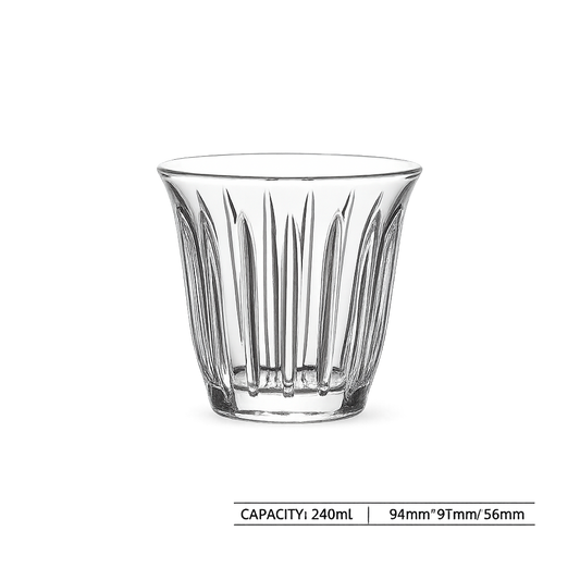 UV HOME MHW 3BOMBER Clear Glass Coffee Cups