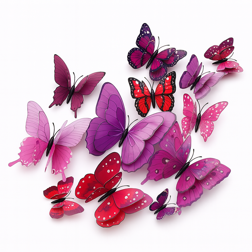 UV HOME – Colorful 3D Butterfly Wall Decor
