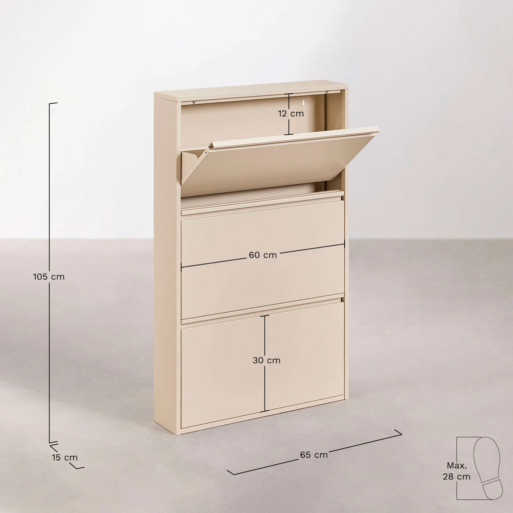 UV HOME Logan steel shoe rack