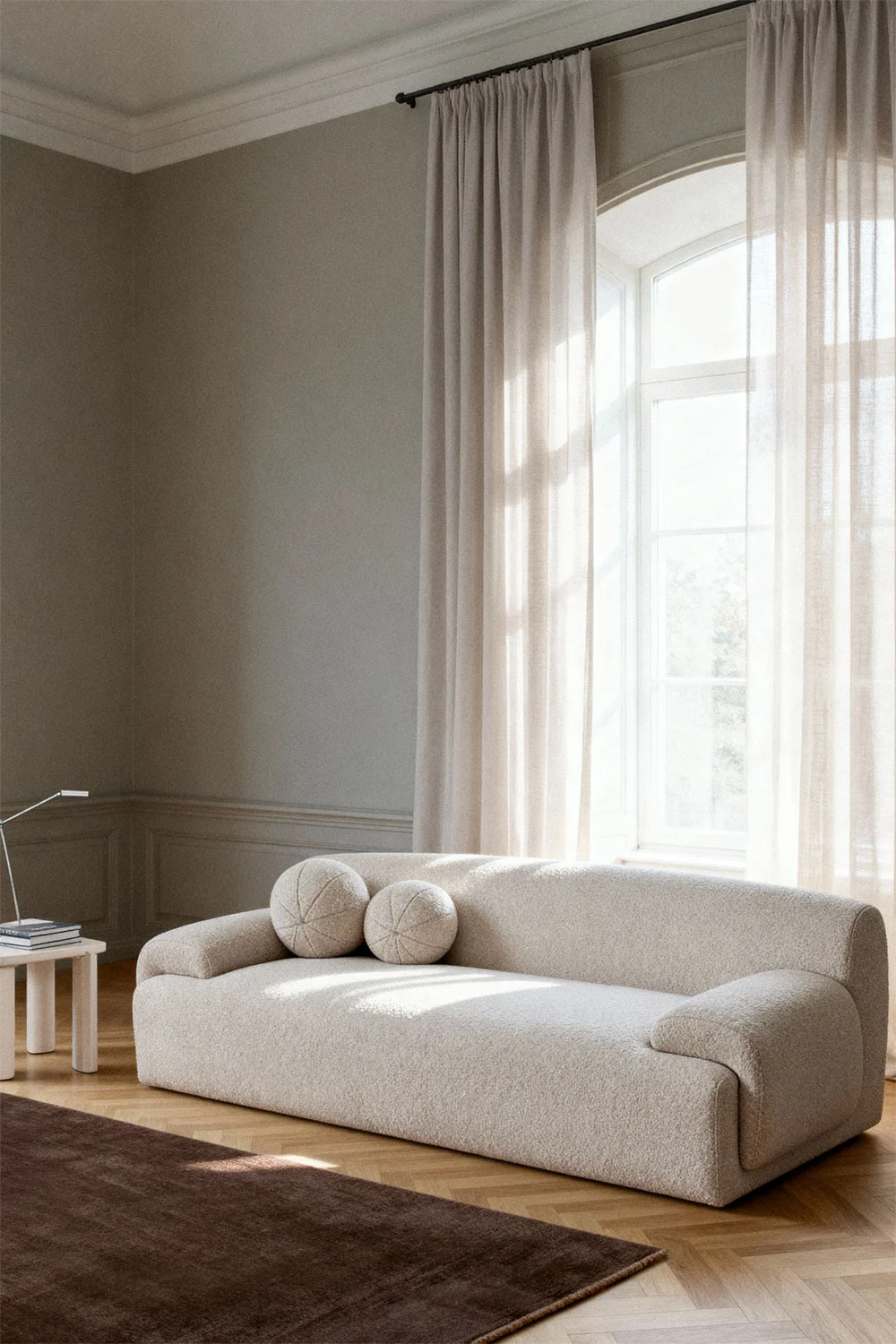 UV Home 3-Seater Sofa Shirina Upholstered