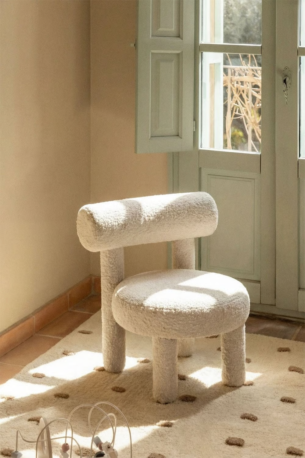 UV Home Chair in bouclé fabric Gia Kids