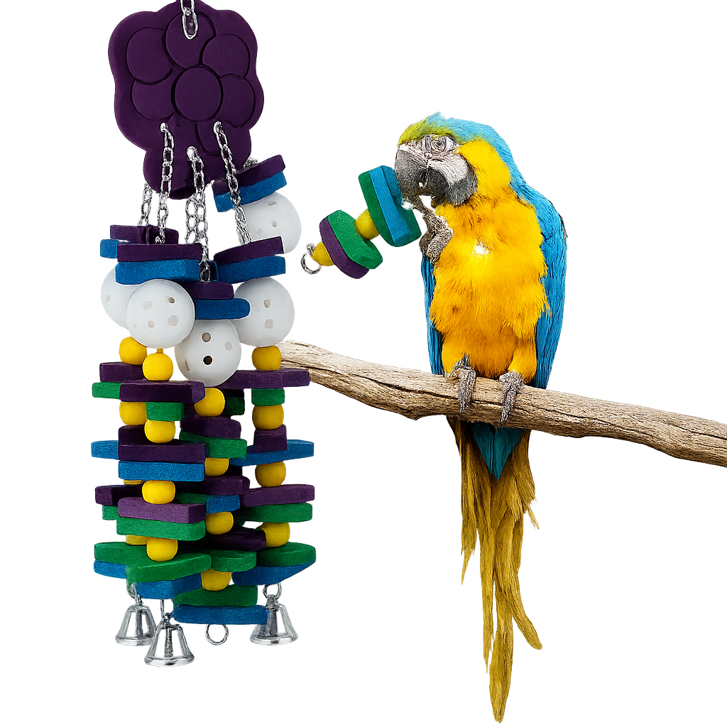 UV HOME Colorful Hanging Parrot Toy