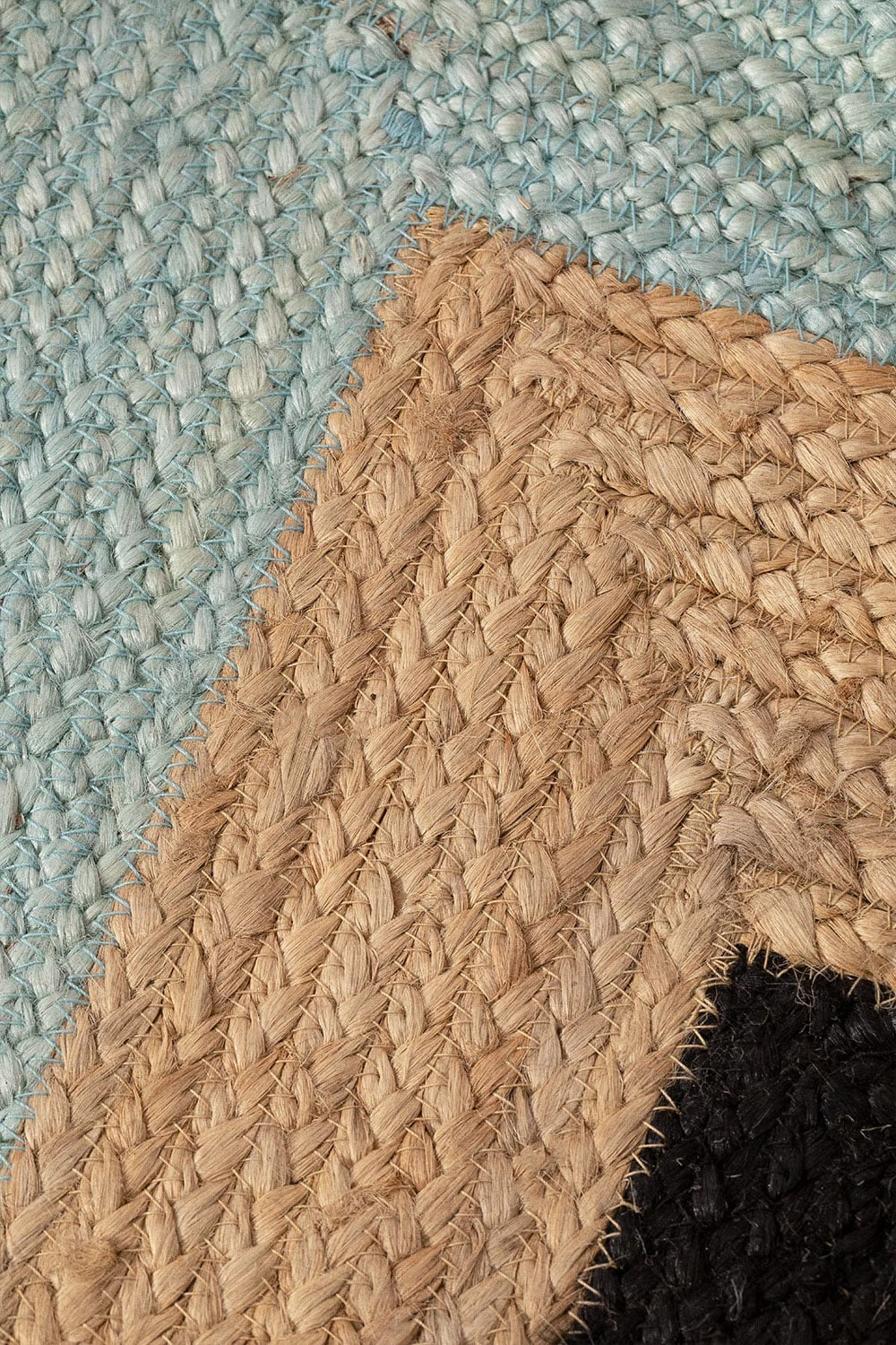 UV Home Rectangular rug 160x245 cm of natural jute Saina
