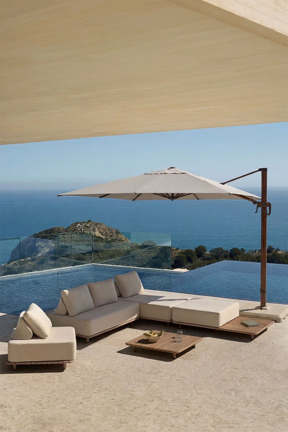 UV HOME Cannes Fabric & Aluminium Parasol