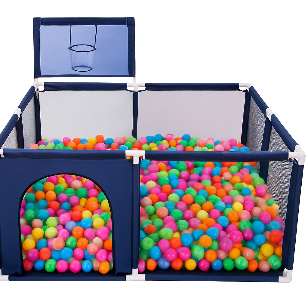 UV HOME – Baby Playpen Safety Fence & Indoor Playground for Kids, Ball Pit for 6 Months to 6 Years