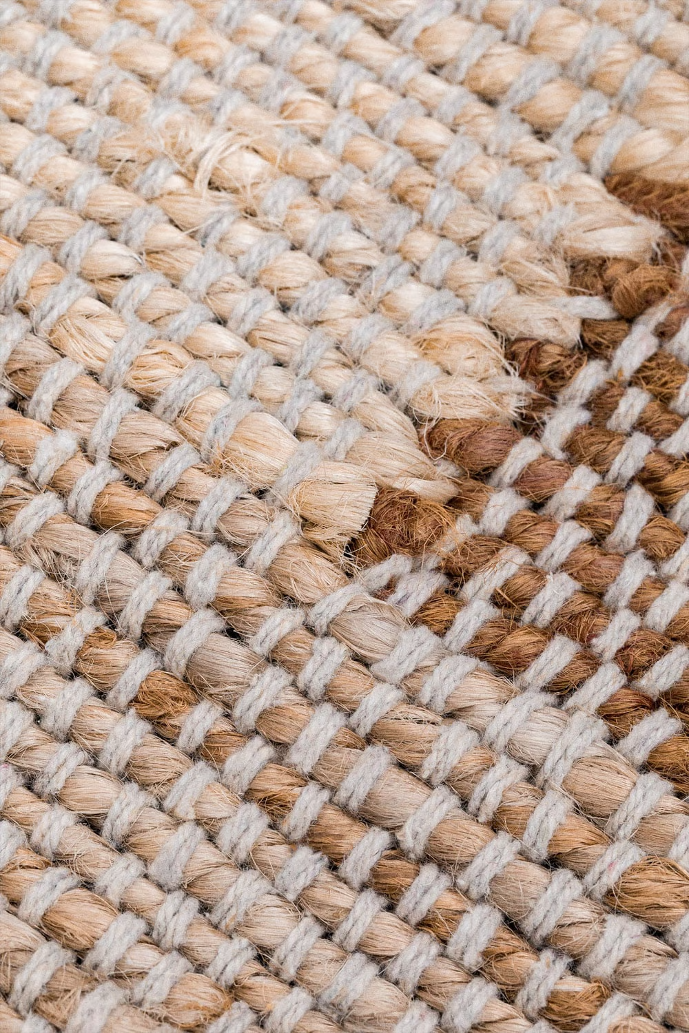 UV Home Rectangular rug 160x240 cm made of jute and cotton Davina
