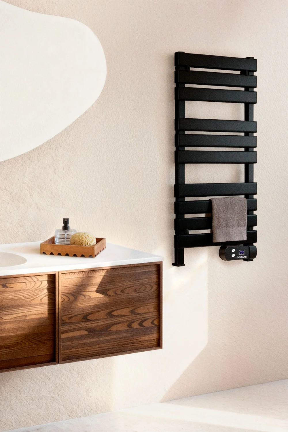 UV HOME Wall-Mounted Electric Towel Warmer 500W