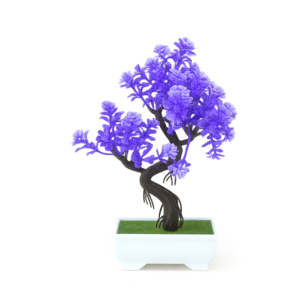 UV HOME – Artificial Bonsai Tree with Vibrant Decorative Foliage