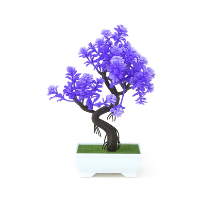 UV HOME – Artificial Bonsai Tree with Vibrant Decorative Foliage