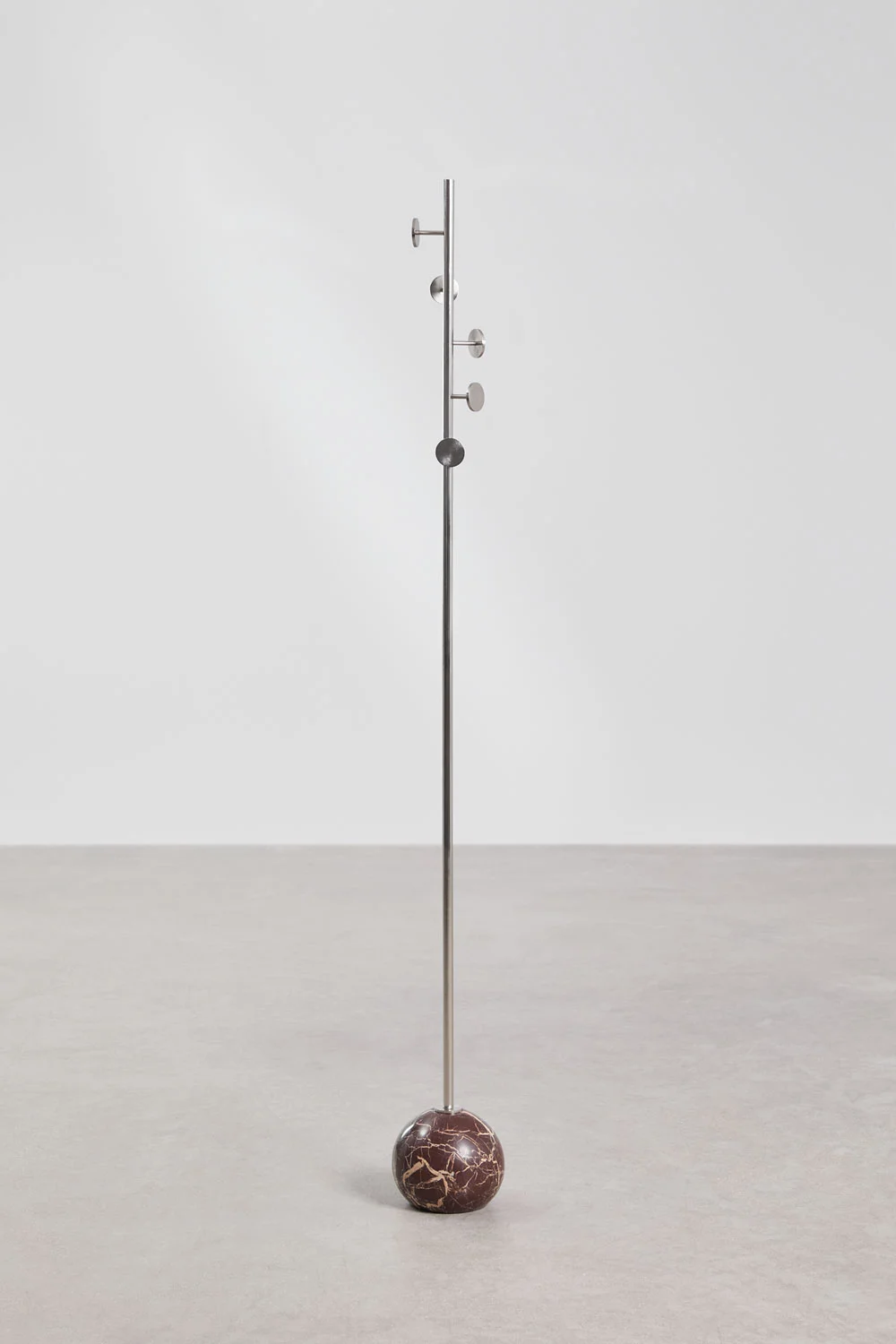 UV HOME Felora Freestanding Coat Rack in Iron and Marble