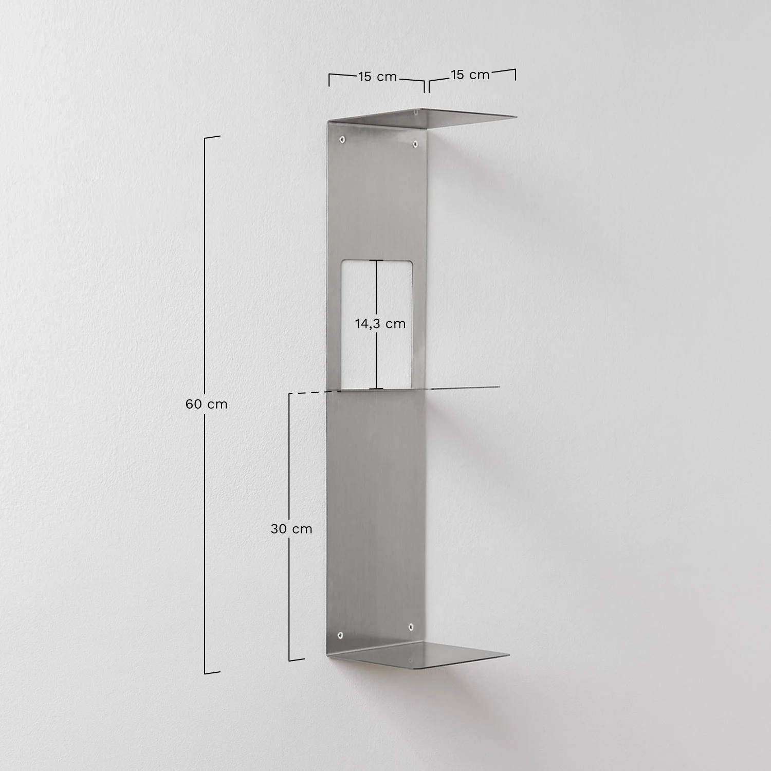 UV HOME Panya 3-Tier Stainless Steel Shelving Unit