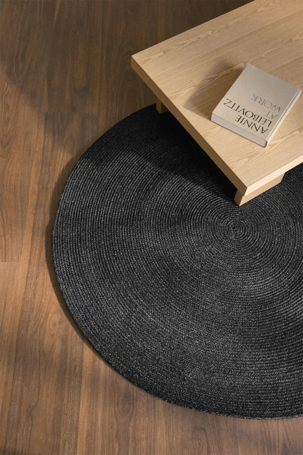 UV Home Round carpet Ø200 cm in polypropylene LisandraMoka Brown
