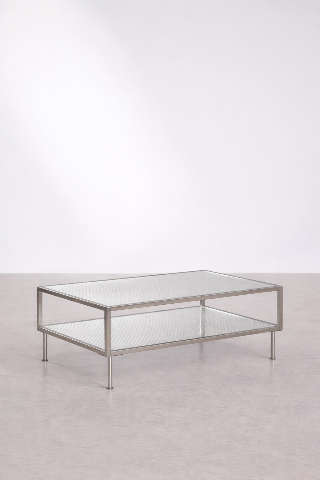 UV Home Paoline Rectangular Coffee Table  – Steel & Glass