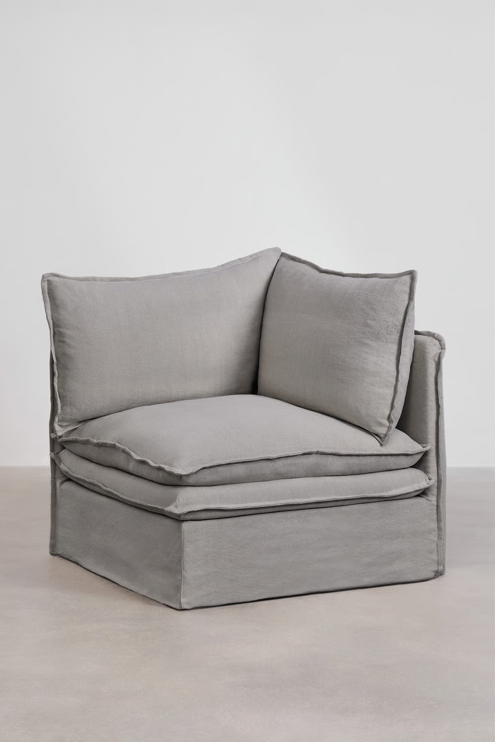 UV HOME Grace linen and cotton modular sofa corner module