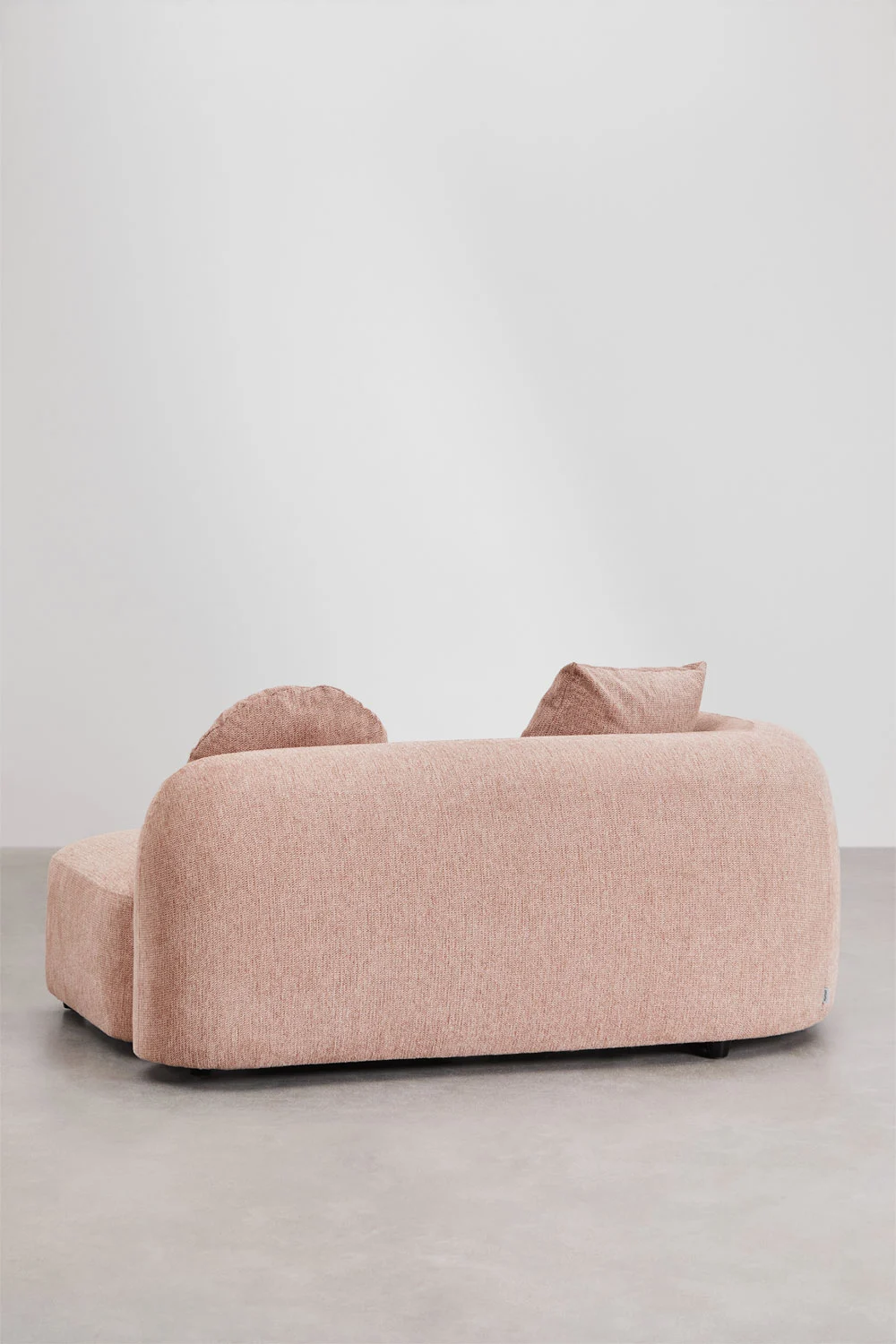 UV HOME 2-seater left corner module for modular sofa in Coco chenille