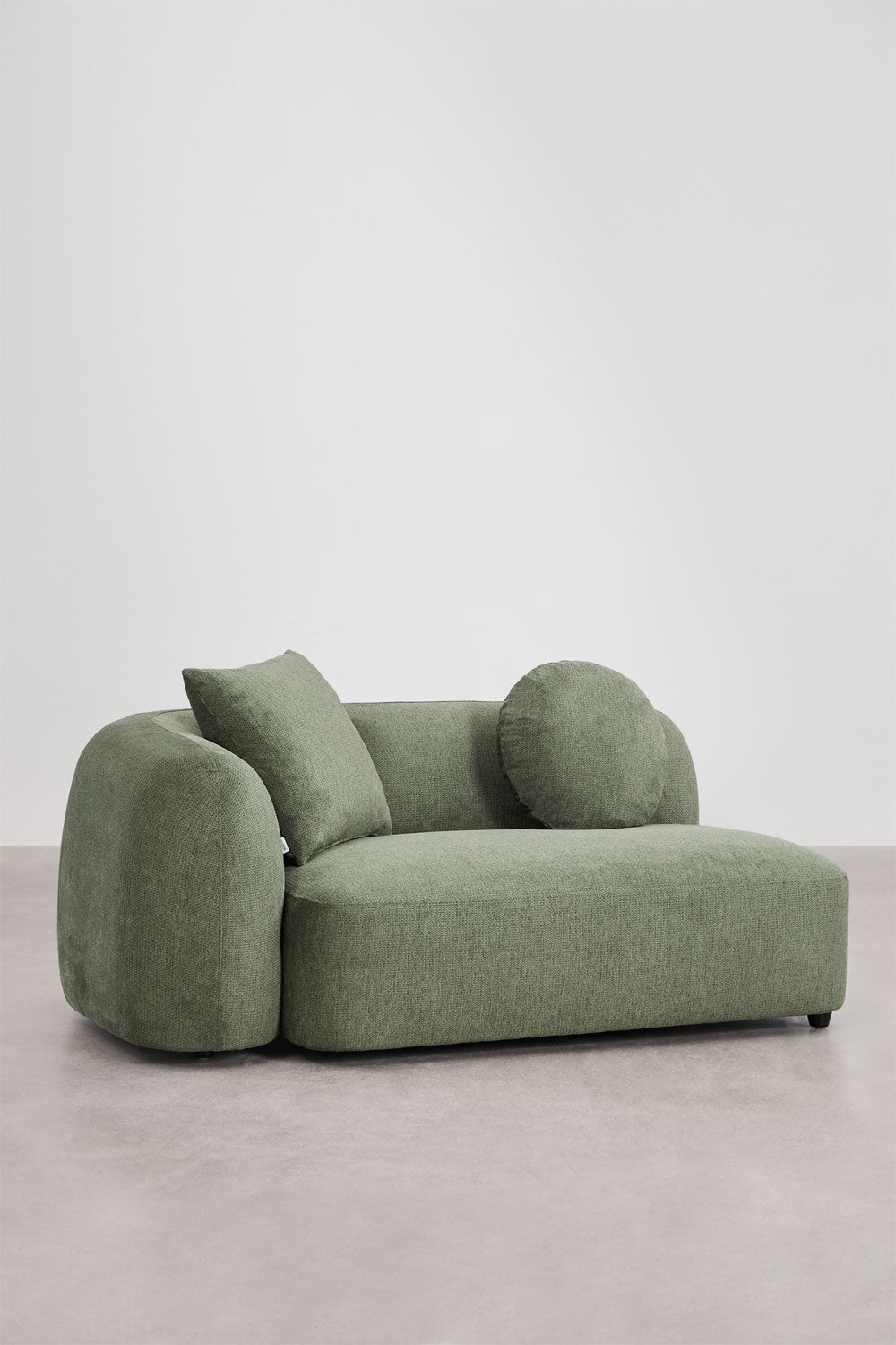 UV HOME Modular sofa with chaise longue right, 4-piece in chenille Coco