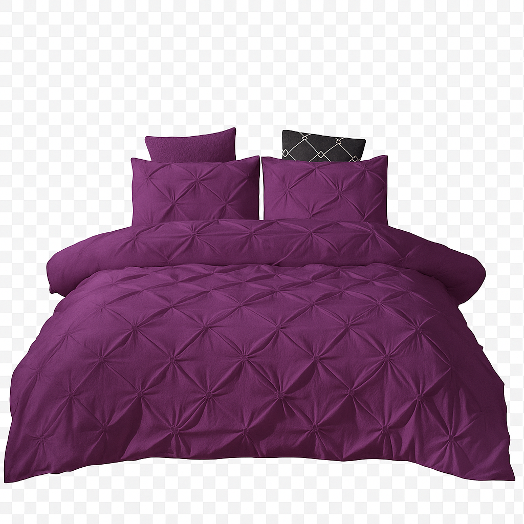 UV HOME Luxe Dekbedovertrek – Elegant Pintuck Design