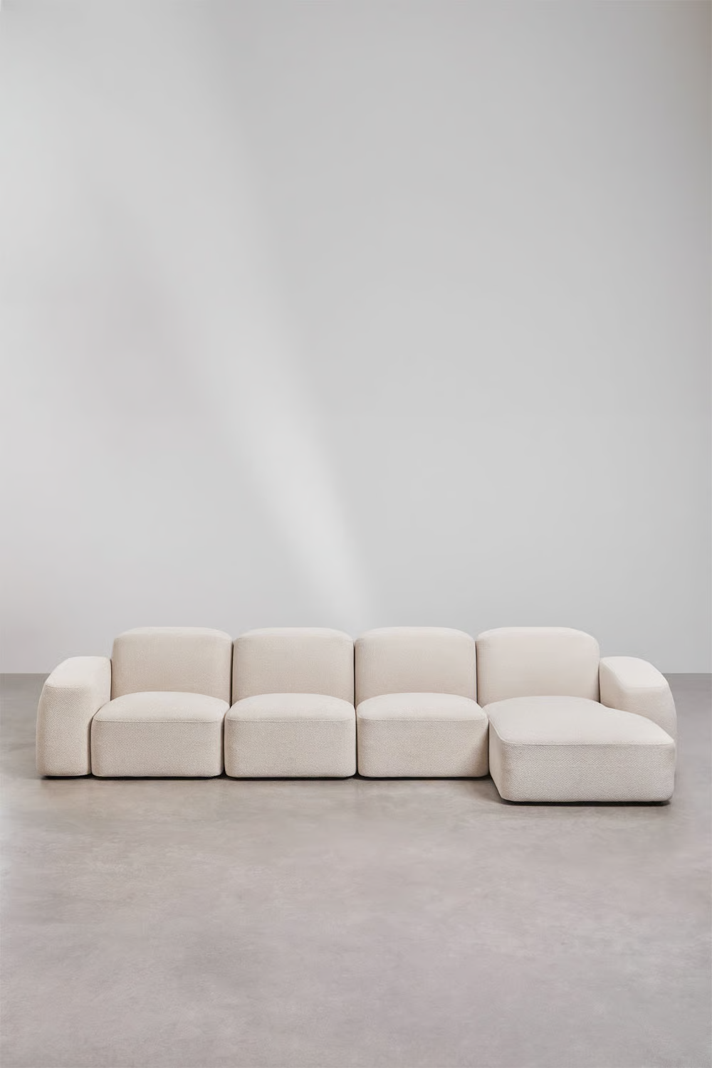UV HOME Bastian 4-piece chaise longue modular sofa right