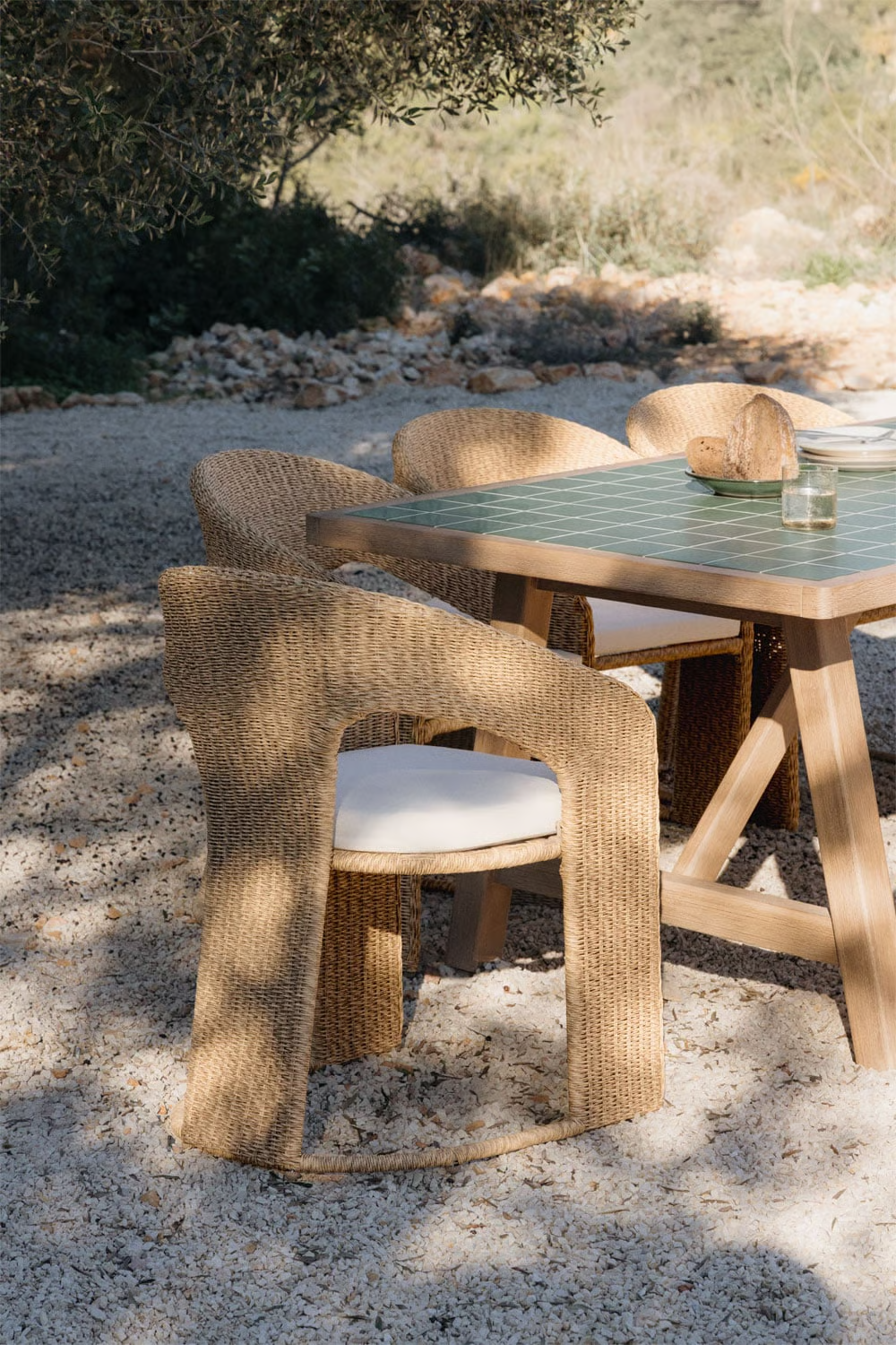 UV HOME Omarel Synthetic Rattan Garden Chair