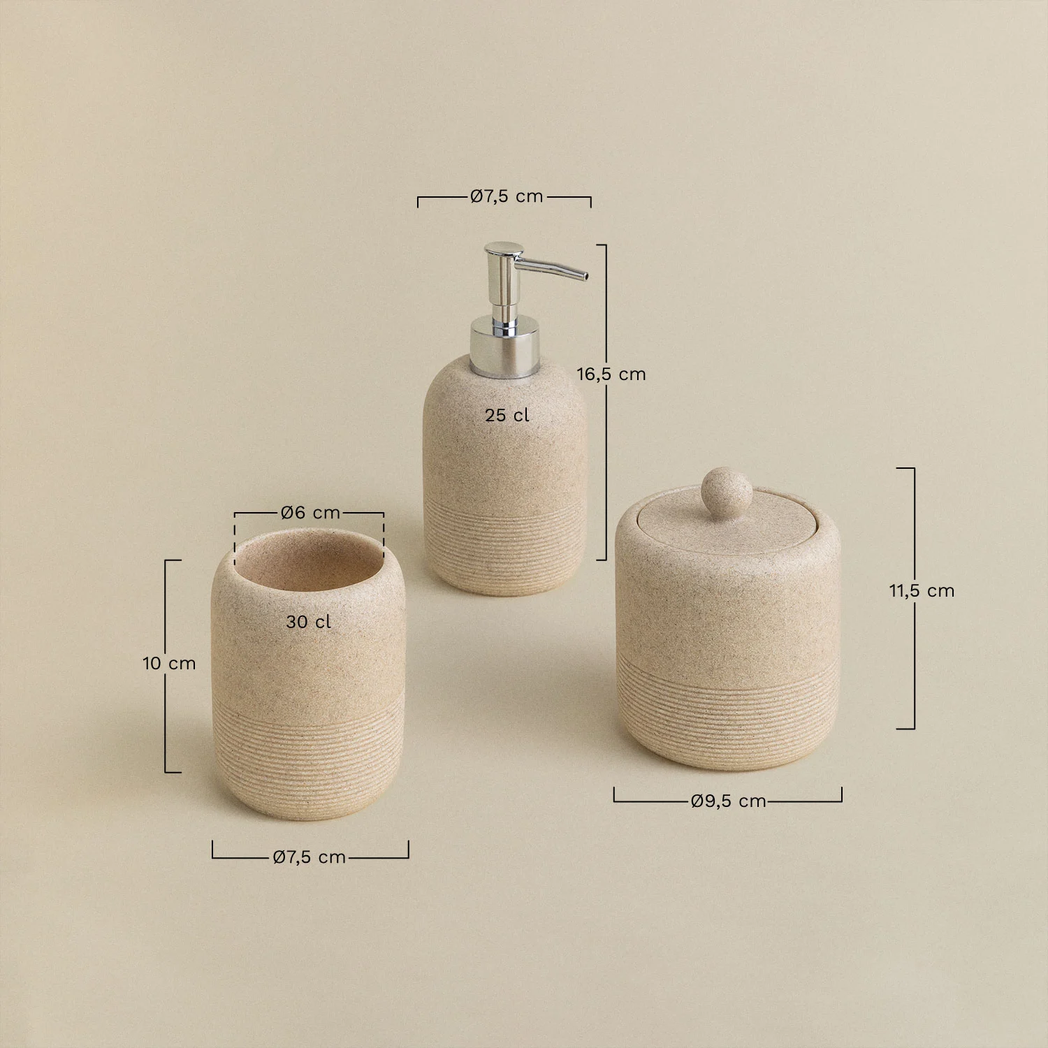UV HOME Beltine Bathroom Set