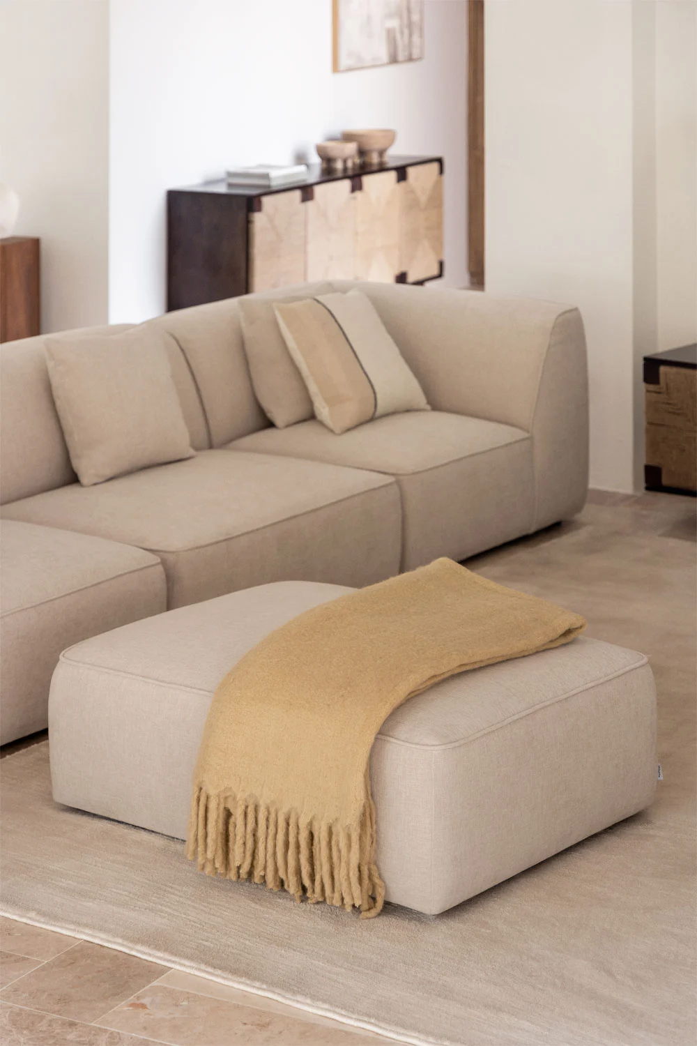 UV HOME Upholstered pouf Cardea