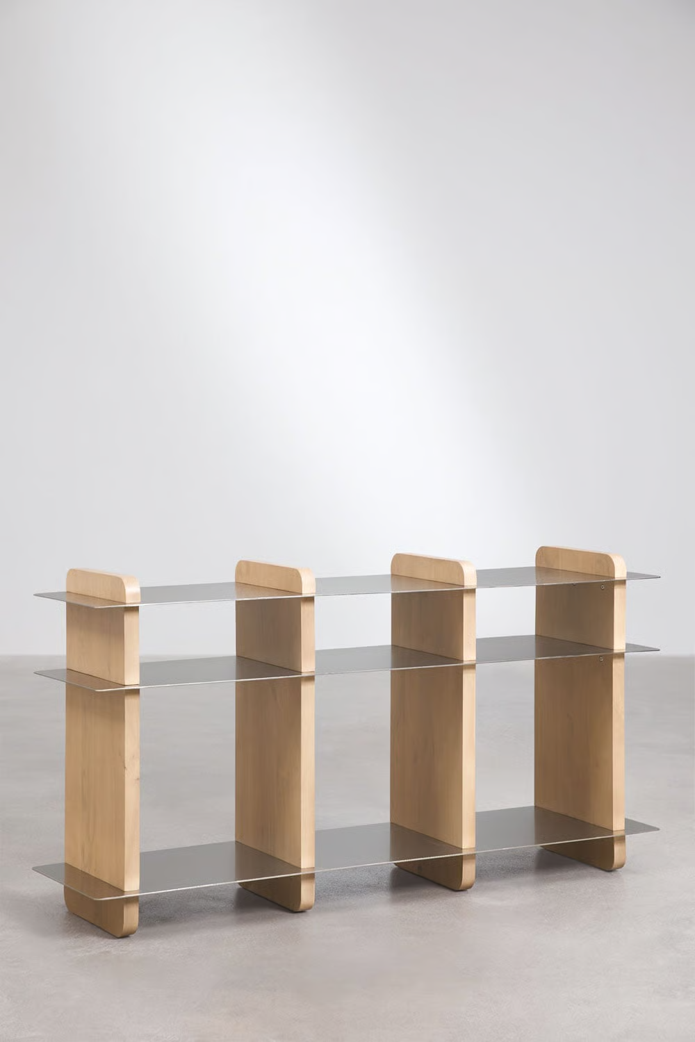 UV HOME Sideboard 150x40 cm of mango wood and steel Tokyo