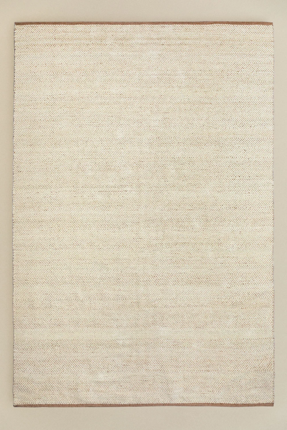 UV Home Rectangular carpet of polyester and jute Kalina
