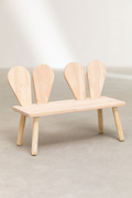 UV Home Buny Kids wooden bench in pine wood