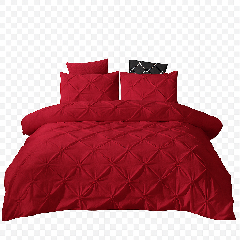 UV HOME Luxe Dekbedovertrek – Elegant Pintuck Design