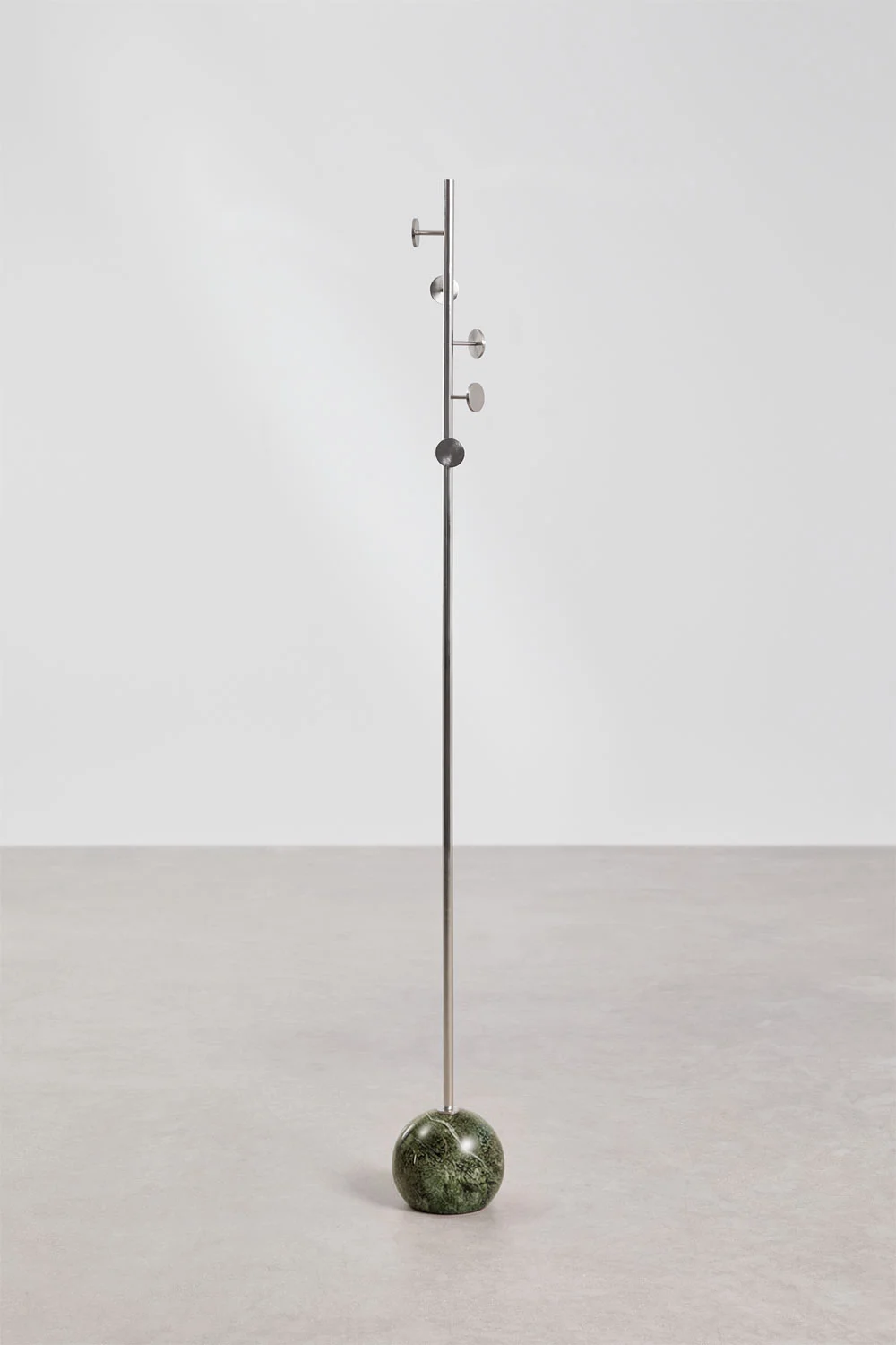 UV HOME Felora Freestanding Coat Rack in Iron and Marble