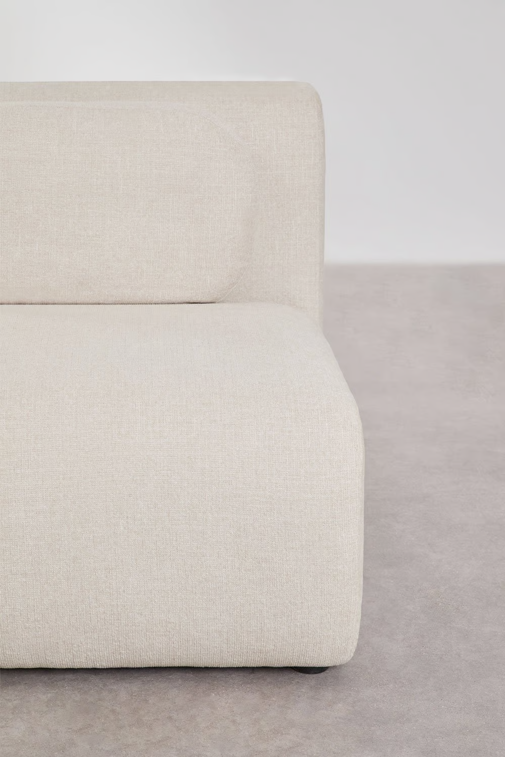 UV HOME 3-piece modular sofa in chenille Coquette
