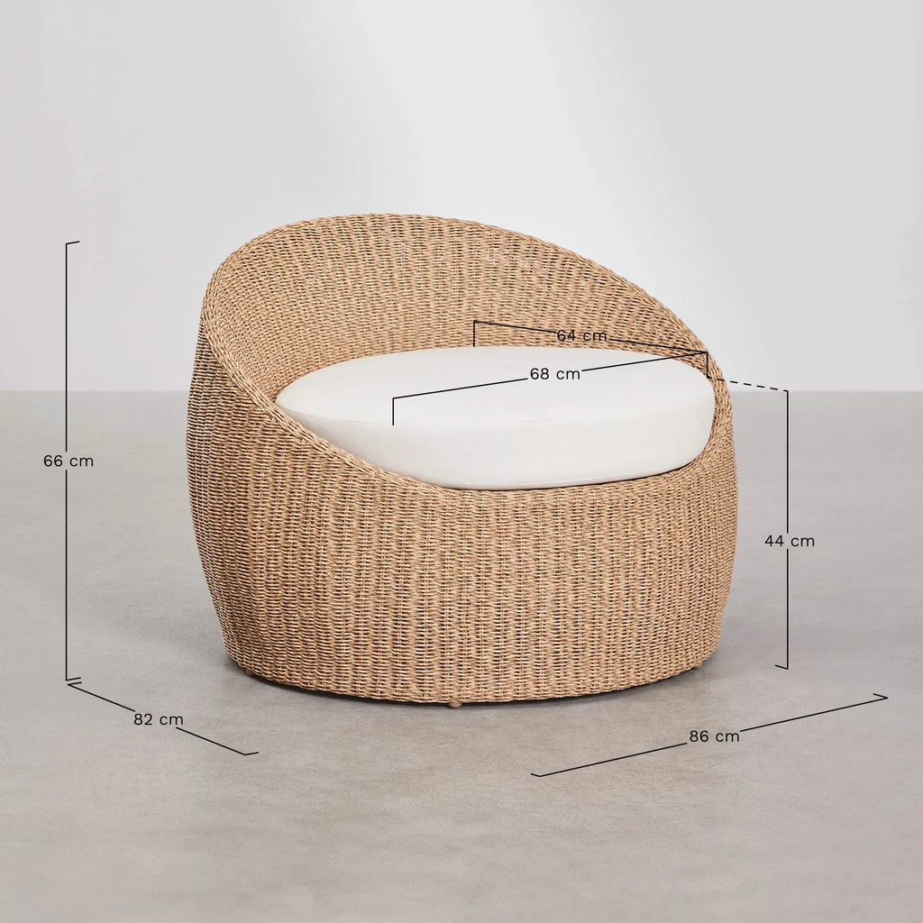 UV HOME Clarnyx Synthetic Rattan Garden Chair