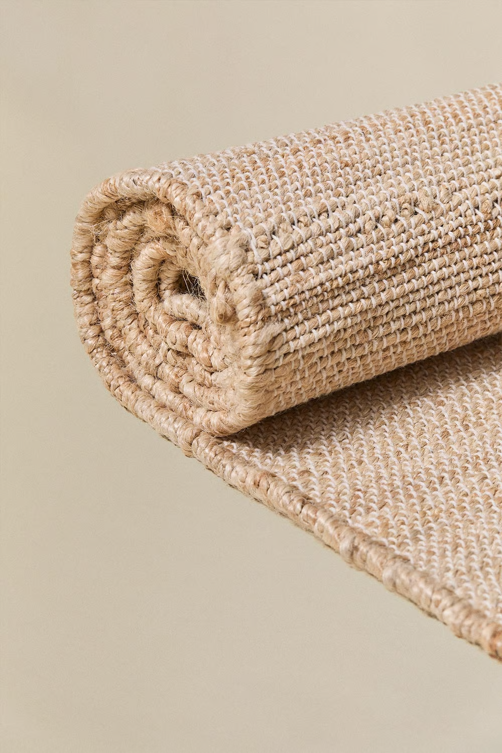 UV Home Rectangular rug in jute and cotton Emeline