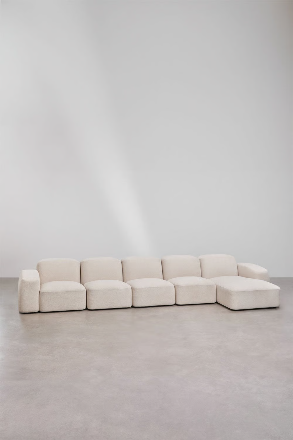 UV HOME Bastian 5-piece modular chaise longue sofa right