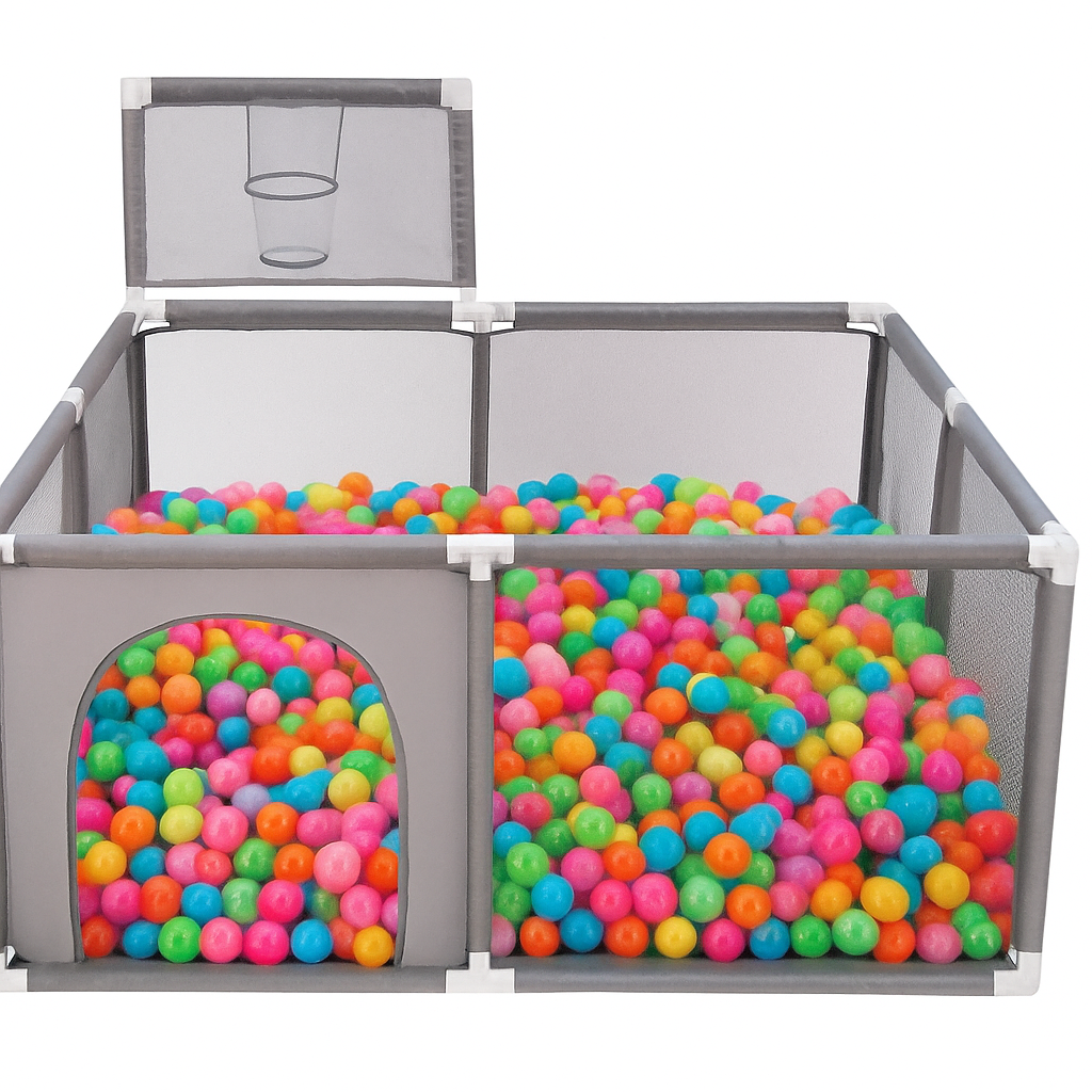 UV HOME – Baby Playpen Safety Fence & Indoor Playground for Kids, Ball Pit for 6 Months to 6 Years