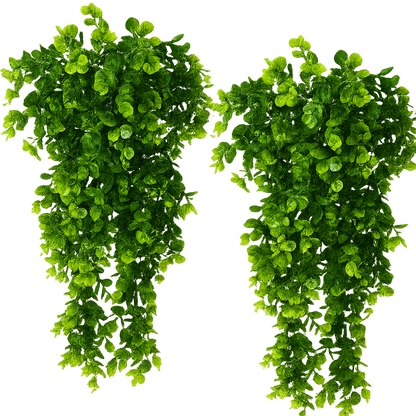 UV HOME Artificial Hanging Plants – Lifelike Cascading Greenery for Indoor & Outdoor Decor