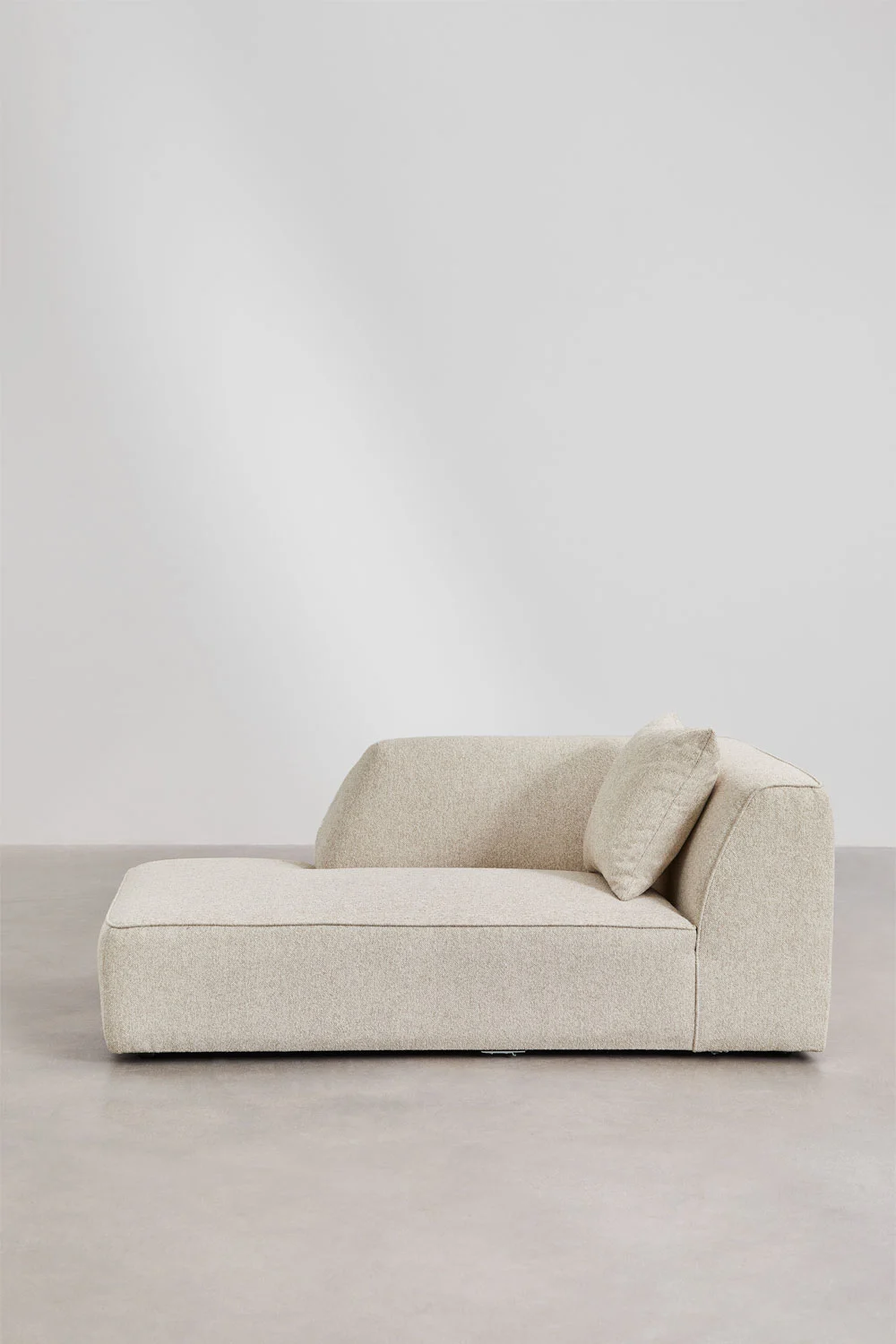 UV HOME Left chaise longue module for upholstered modular sofa Cardea