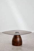 UV Home Mariana Square Coffee Table  – Tempered Glass