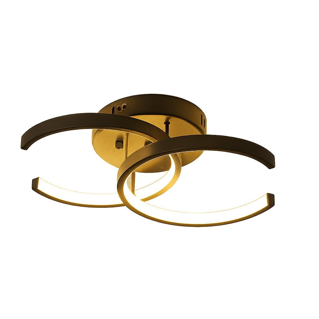 UV HOME Modern LED Ceiling Light – Square, Round & C-Shaped Designs