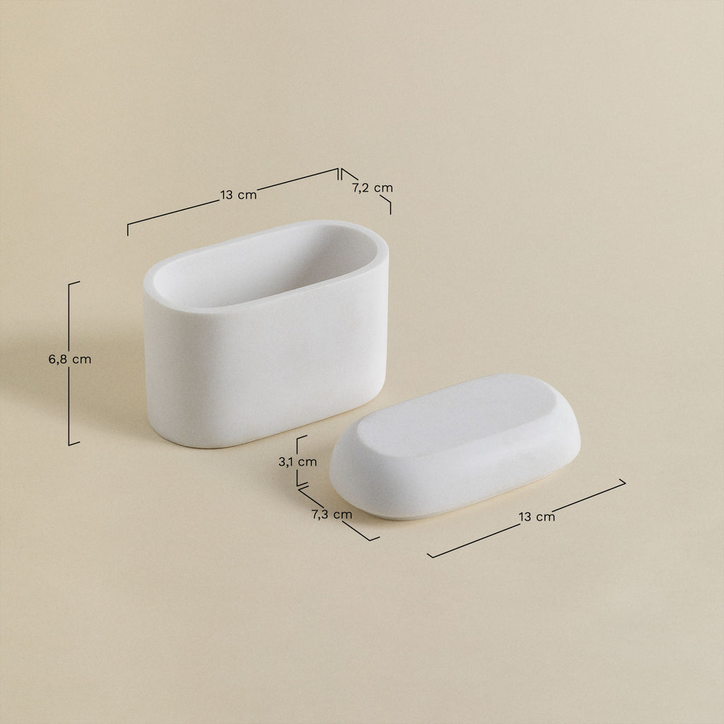 UV HOME Veranne Bathroom Jar with Lid